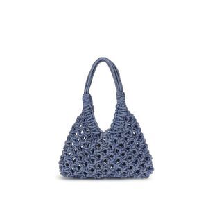 HIBOURAMA Blue Resin Women's Handbag